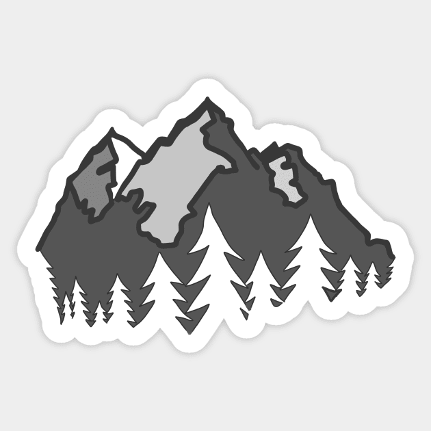 Mountain Mama Sticker by lilydlin
